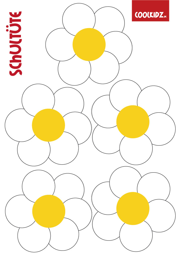 Bastelvorlage Blumen Basteln Vorlagen Zum Ausdrucken