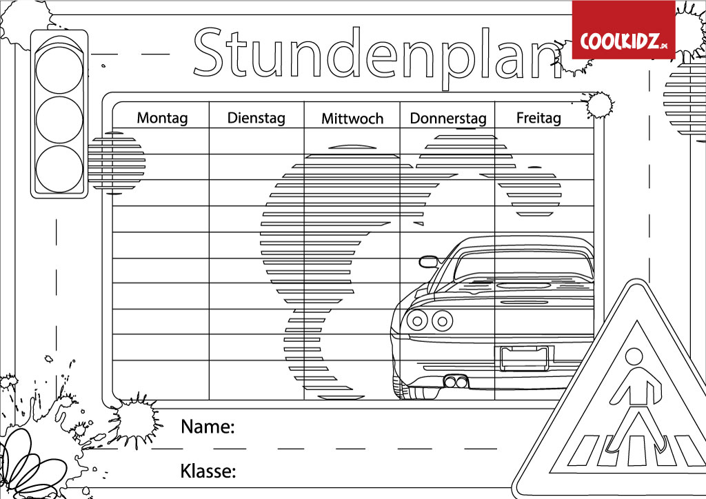 Stundenplan Vorlage Stundenplan Schule Stundenplan Basteln Fur Kinder Auf Coolkidz De