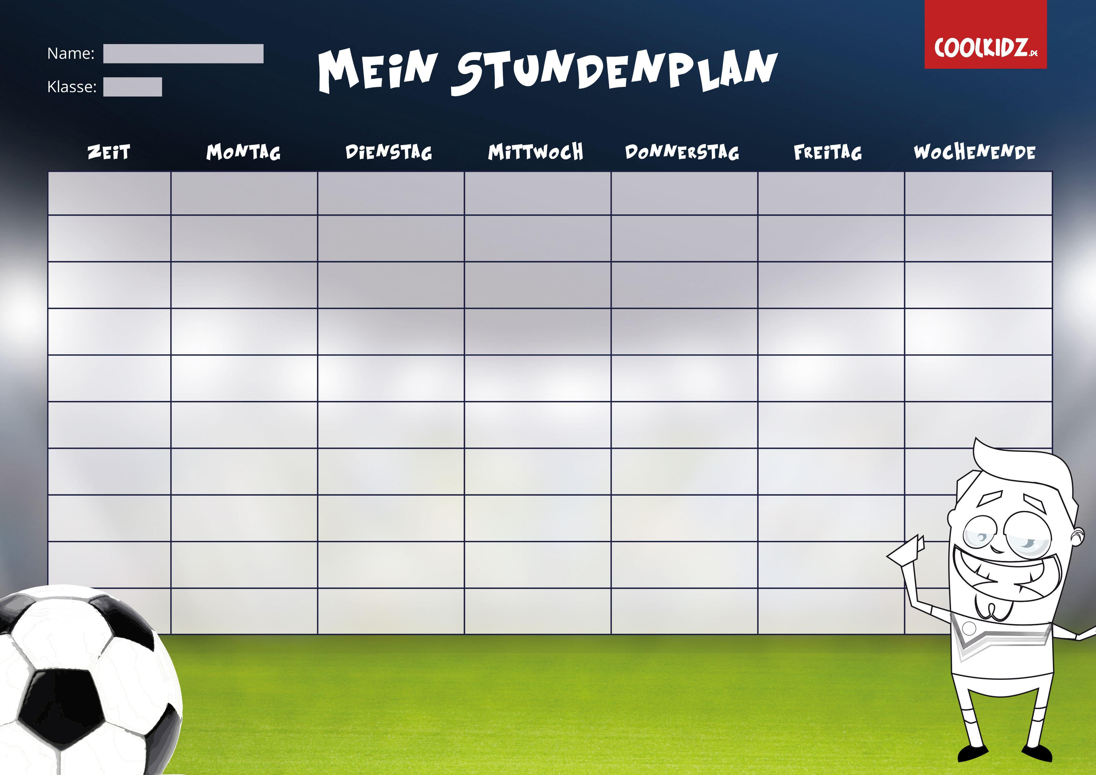 Stundenplan Ausdrucken Cool